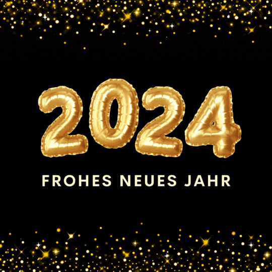 Frohes neues Jahr 2024.
